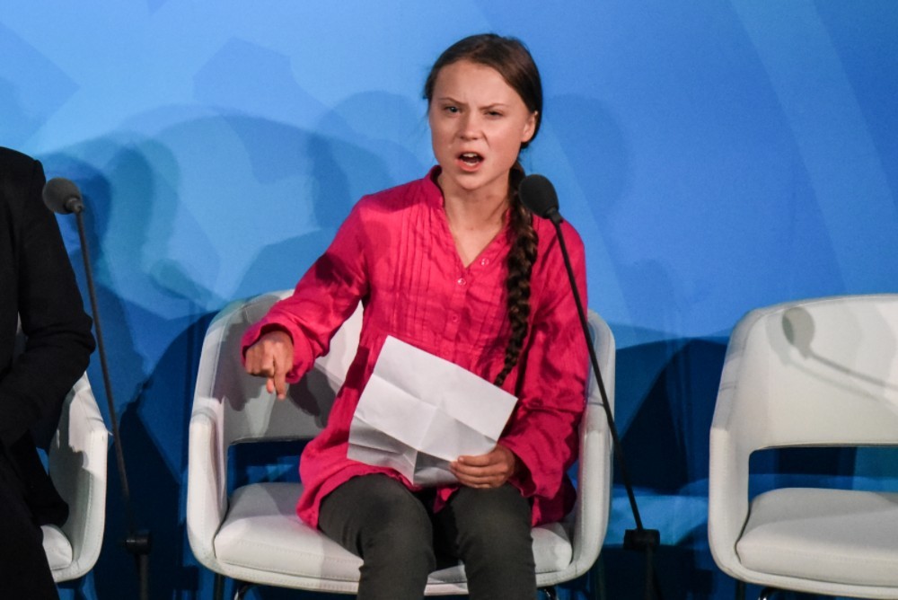 Video: Watch Greta Thunberg give Trump most epic stink-eye in diplomatic history as corrupt so-called president arrives for UN climate action summit