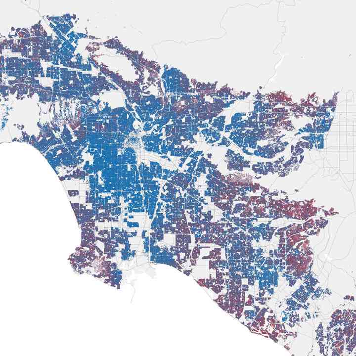 A Close-Up Picture of Partisan Segregation, Among 180 Million Voters (nytimes.com)