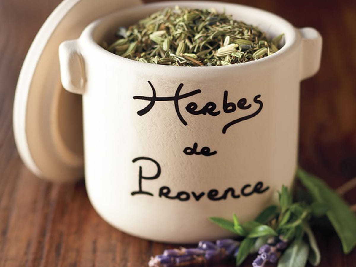 Herbes de Provence in Ceramic Crock 