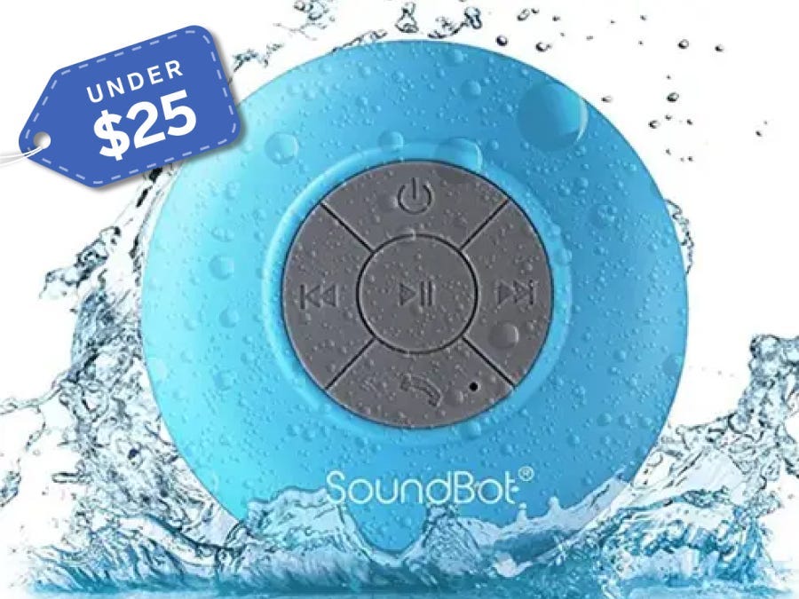 SoundBot Water Resistant Bluetooth Speaker Under $25