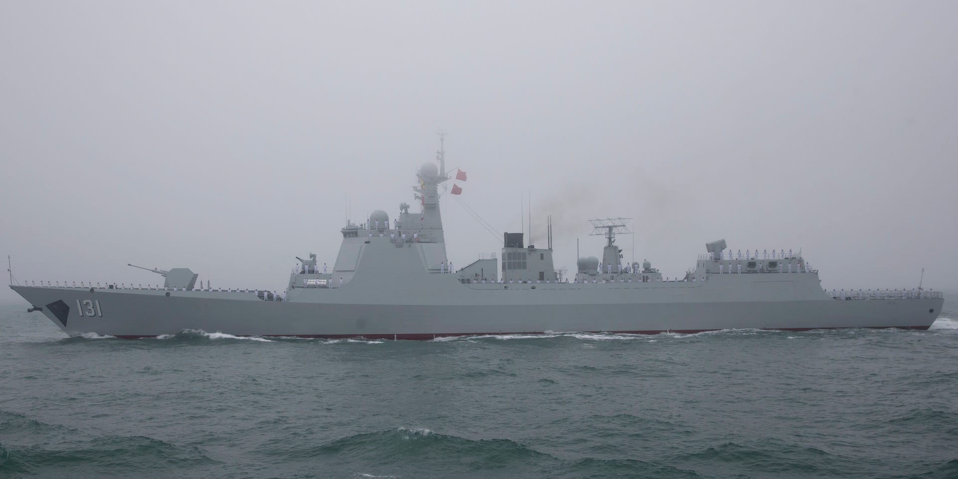 Chinese navy Type 052D destroyer Taiyuan