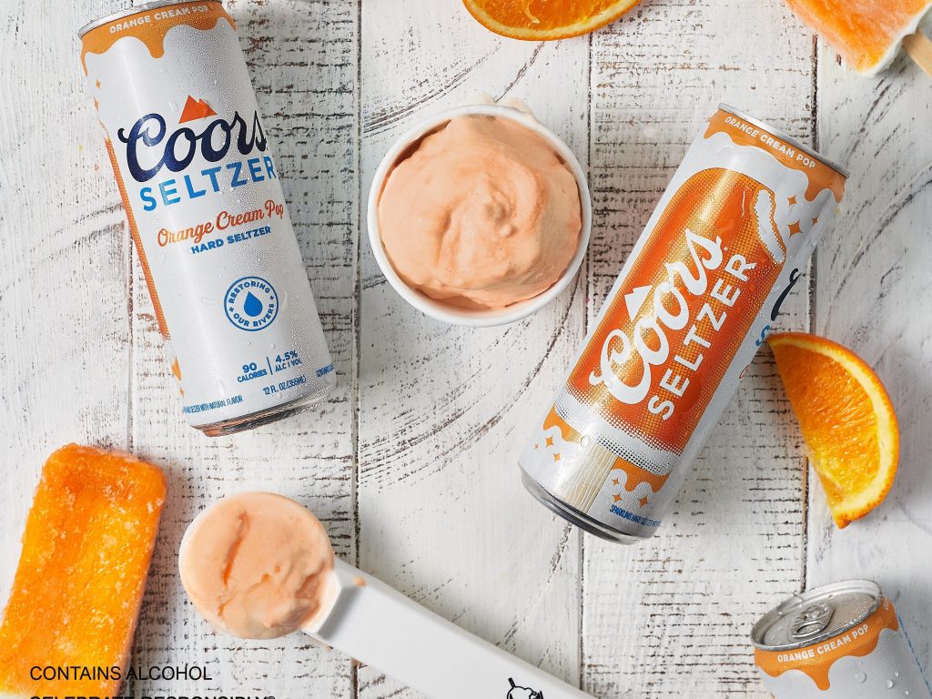 Coors is making a hard seltzer ice cream as sales of the alcoholic fizzy beverage explode