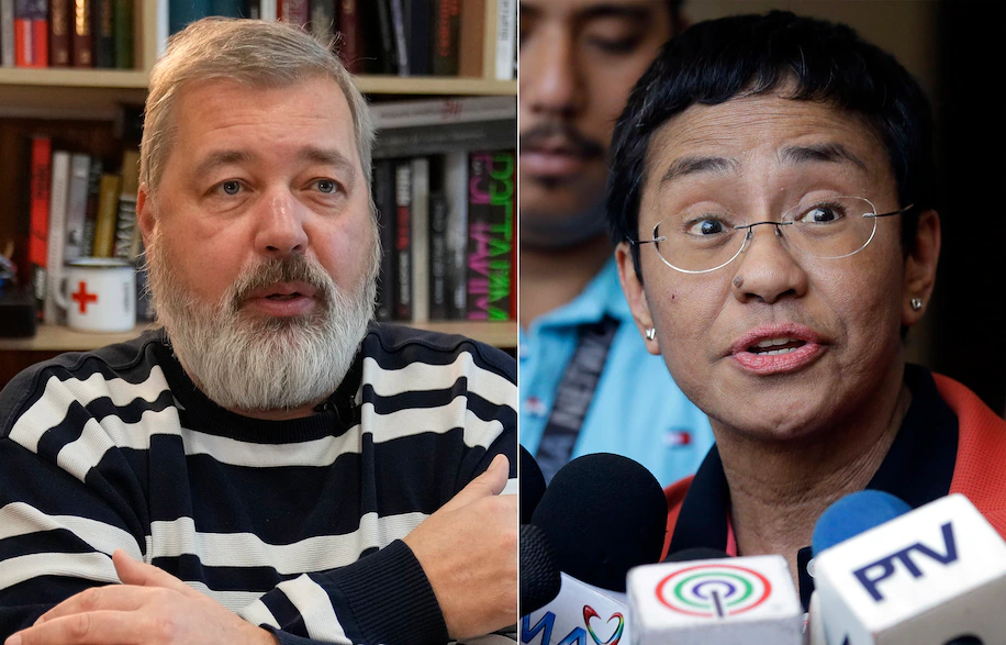 Journalists known for taking on governments of Philippines and Russia win Nobel Peace Prize (washingtonpost.com)