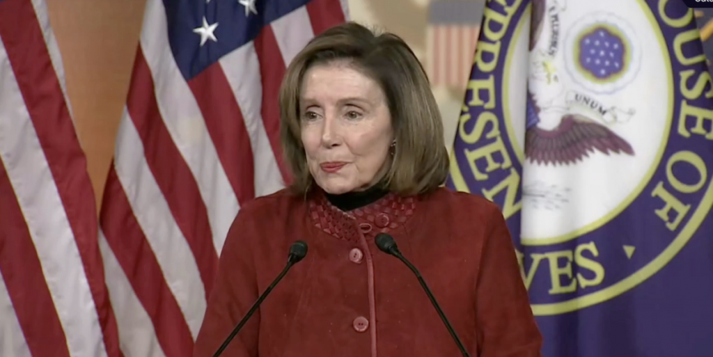 ICYMI: Pelosi Got One Last Shot In At Trump During Final Press Conference as Speaker of the House (mediaite.com)