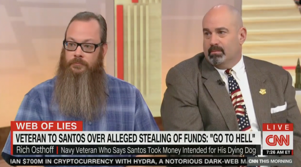 Don Lemon Comforts Veteran Who Considered Suicide After George Santos Allegedly Stole His Dog’s Charity Funds (mediaite.com)