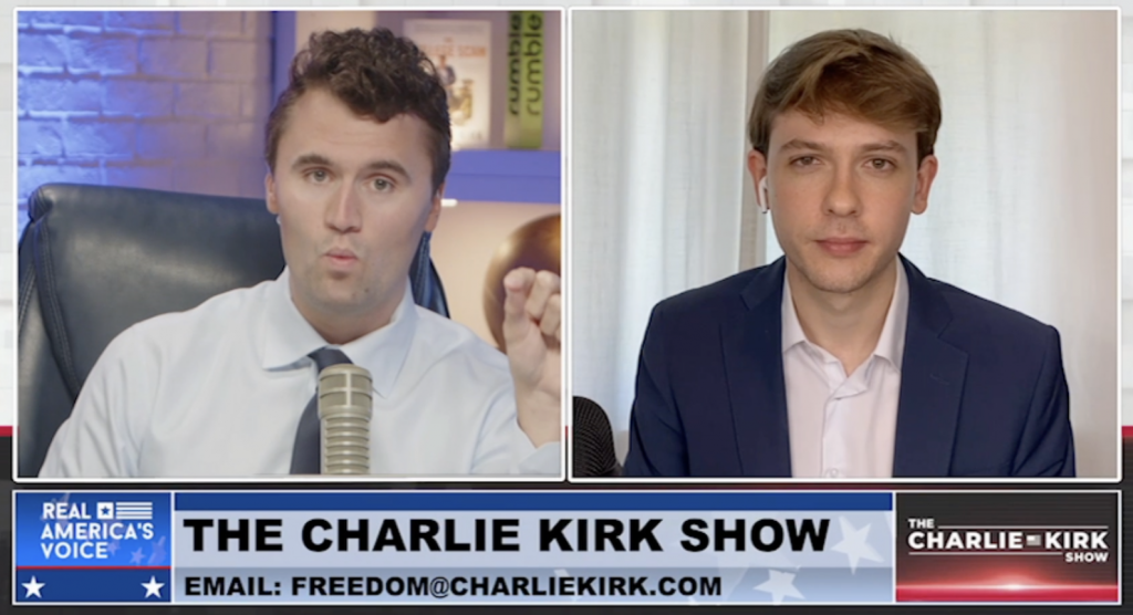 Charlie Kirk hosts white nationalist-approved “Students for Ye” organizer to complain about “white genocidal rhetoric” (mediamatters.org)