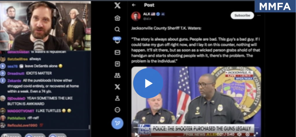 Rumble promotes a video suggesting the Jacksonville shooting was a false flag among its selected “editor picks” (mediamatters.org)