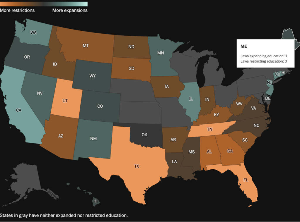 America has legislated itself into competing red and blue versions of education